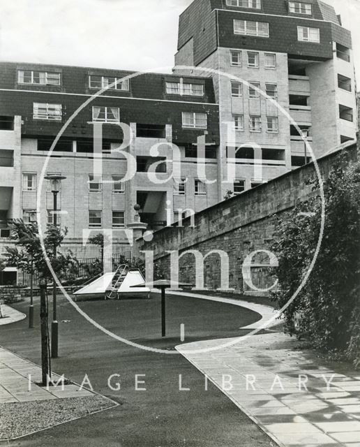 The completed Ballance Street flats, Bath 1972