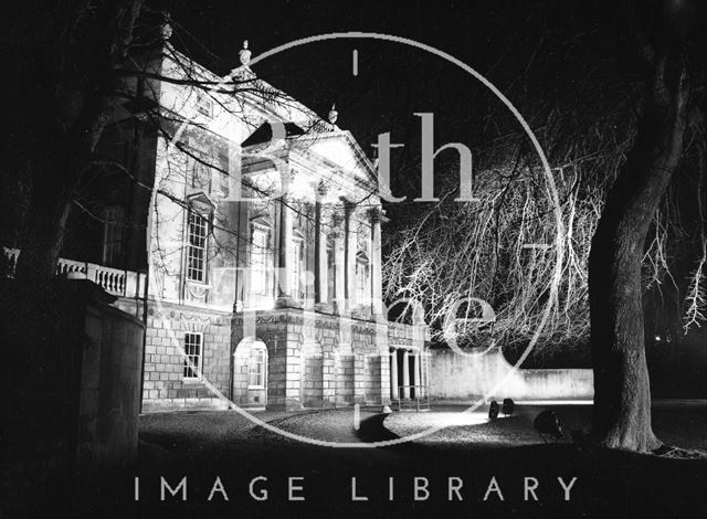 The Holburne Museum floodlit, Bath c.1957