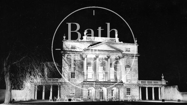 The Holburne Museum floodlit, Bath c.1957