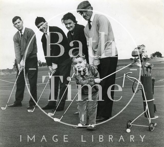 Meet the golfing Green family, Bath Golf Club 1963