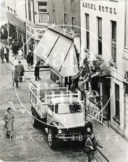 The Angel Hotel, 38, Westgate Street, Bath c.1968