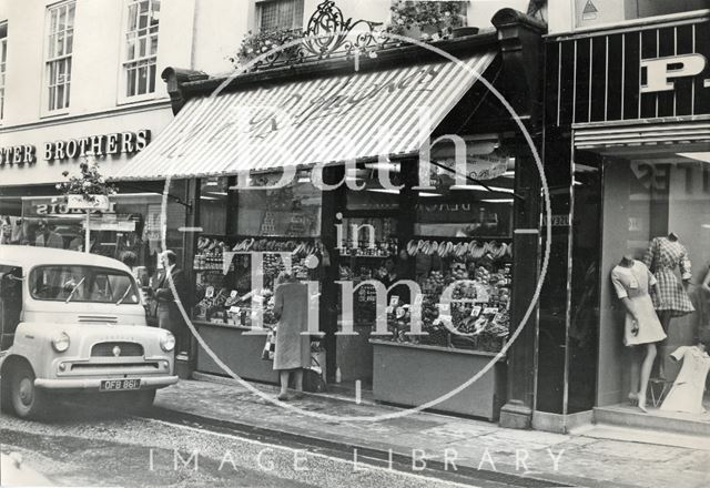 H. & R. Hughes, greengrocers, Bath 1968