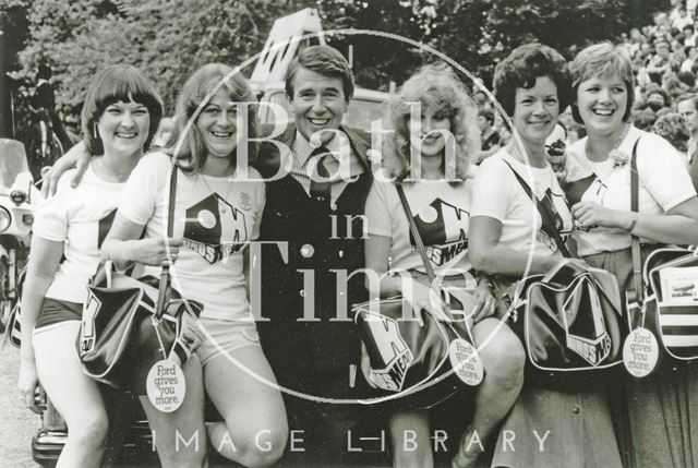 Leslie Crowther at the Bath Carnival 1981