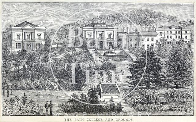 The Bath College and grounds c.1880?