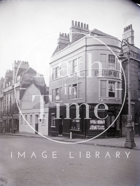 Lee's Fish, Chip and Oyster Bar, 5 & 6, New Westgate Buildings, Bath c.1930