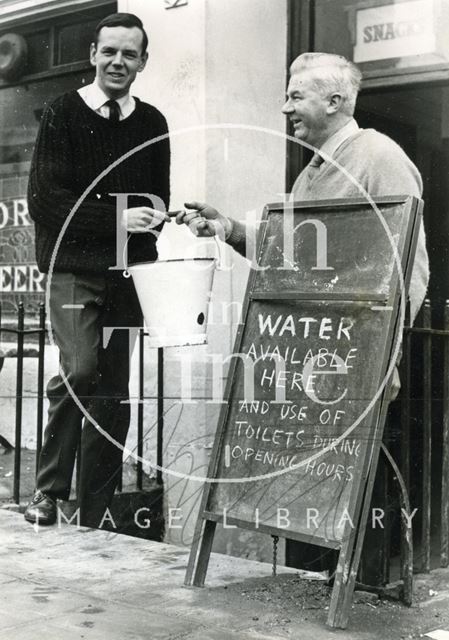 Tom Harper at the Larkhall Inn, Bath 1963