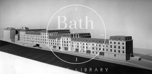 The Grove Street development proposal, Bath 1973