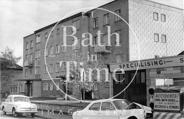 Flats on St. John's Road, Bath 1969