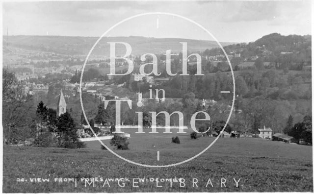 View from Pope's Walk, Widcombe, Bath No. 20 c.1920