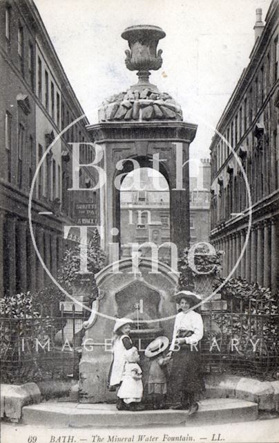 The Mineral Fountain, Stall Street, Bath c.1905