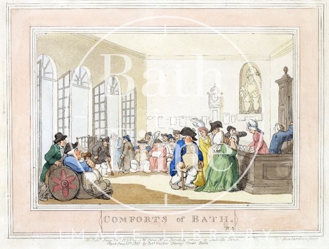 Comforts of Bath, Plate 3 from 1798