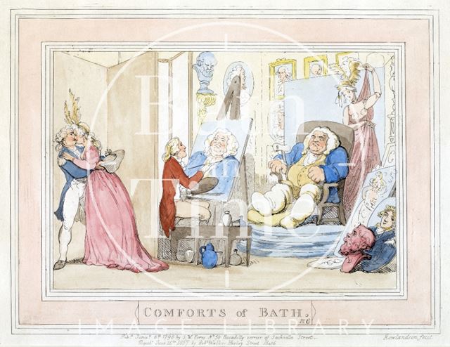 Comforts of Bath, Plate 6 from 1798