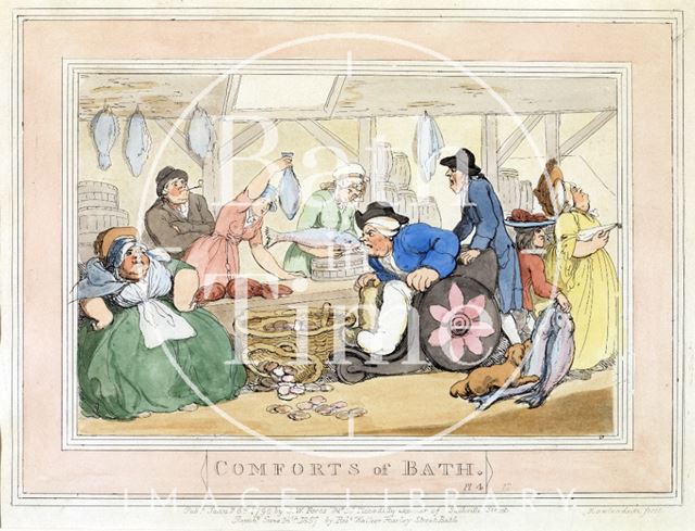 Comforts of Bath, Plate 4 from 1798