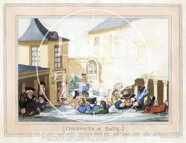 Comforts of Bath, Plate 7 from 1798