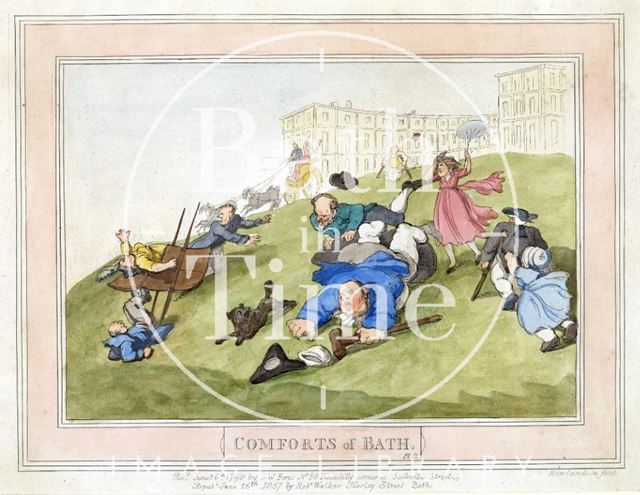 Comforts of Bath, Plate 12 from 1798