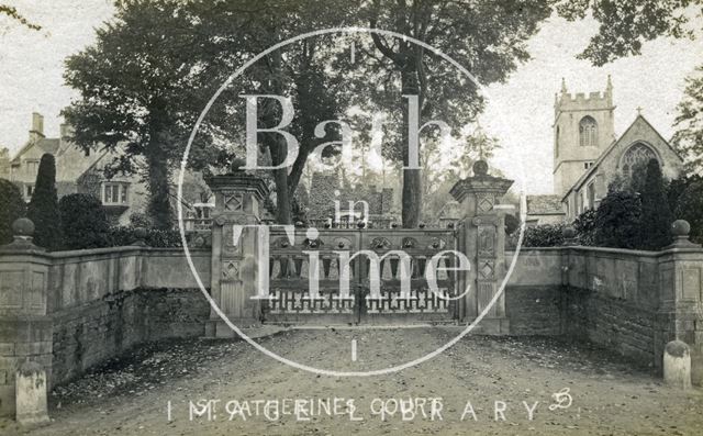 Entrance gates, St. Catherine's Court c.1907