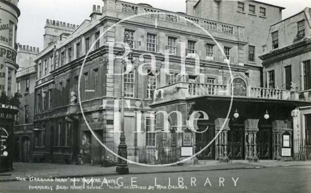 The Garrick's Head and Theatre Royal, Bath c.1912