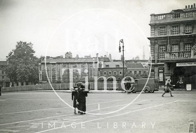 Sawclose and Theatre Royal, Bath c.1950