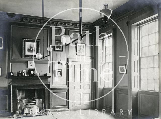 Interior of Beau Nash's house, Sawclose, Bath c.1900