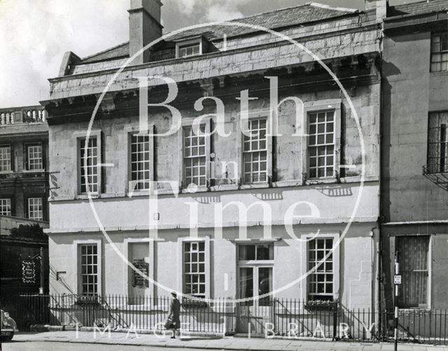 Interior of Beau Nash's house, Sawclose, Bath 1950