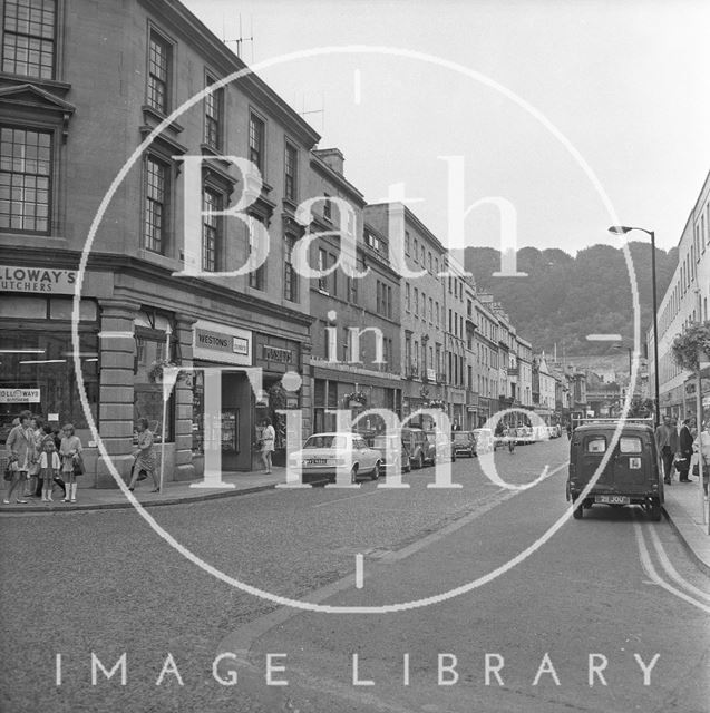 Southgate Street looking south, Bath 1971