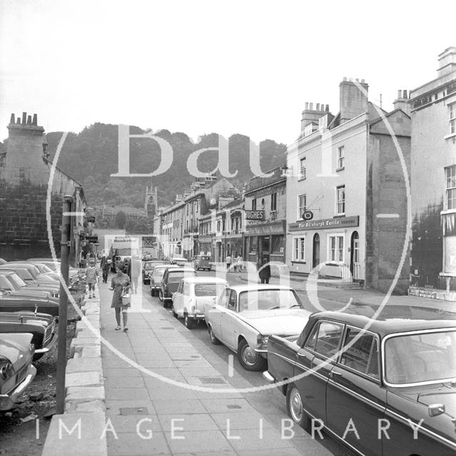 Newark Street, Bath looking south 1971