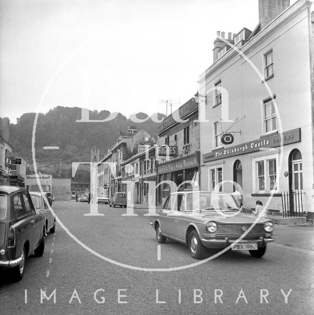 Newark Street, Bath looking south 1971