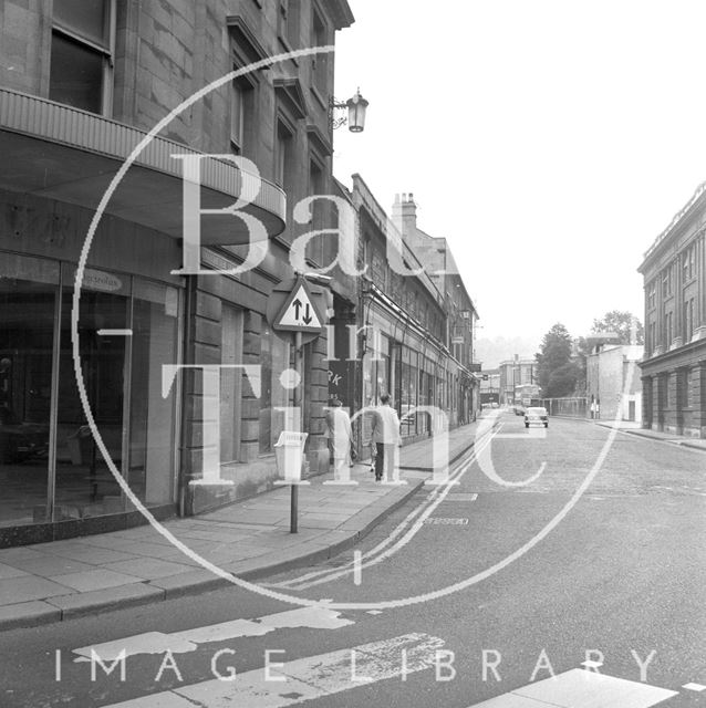 Television Corner, Dorchester Street, Bath 1971