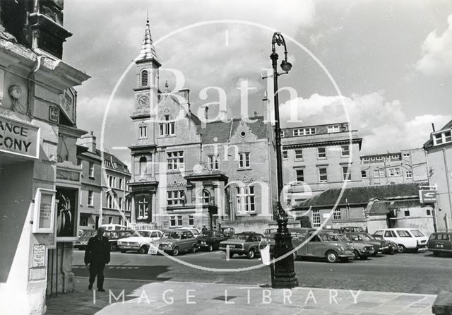 The Bluecoat building, Sawclose, Bath 1974