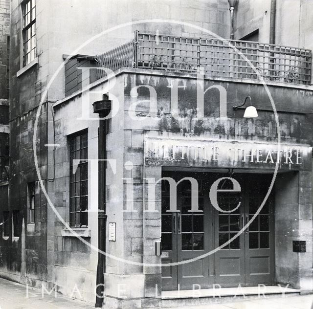 The entrance to the Little Theatre, Bath c.1970