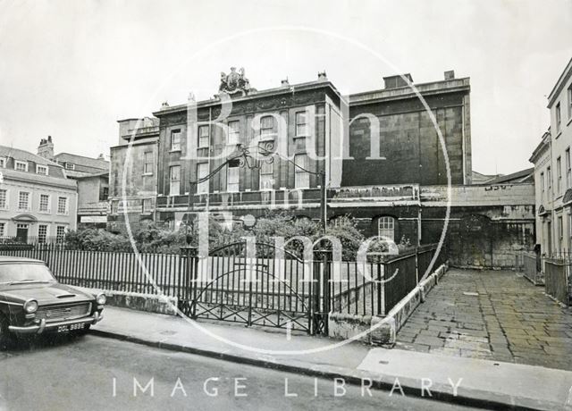 The Theatre Royal, viewed from Beauford Square, Bath 1968