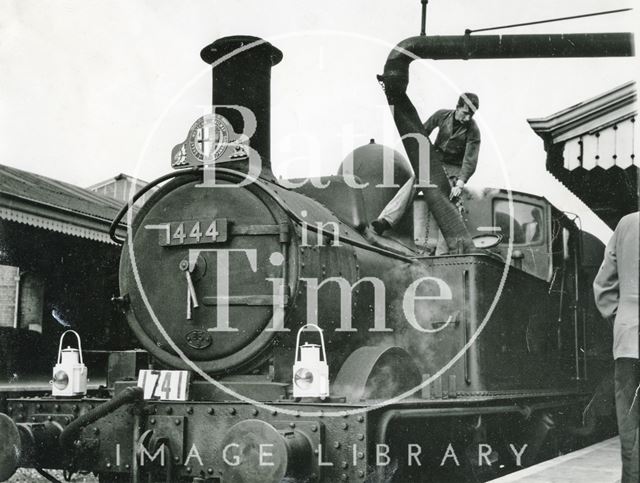 Engine No. 1444 at Bath Spa Station 1964