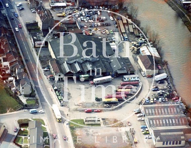 Aerial view of Lower Bristol Road, Bath c.1980