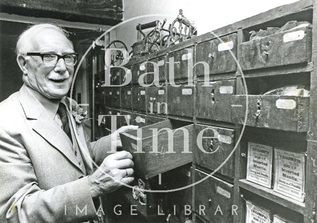 Looking at the Bowler's collection, Bath c.1980?