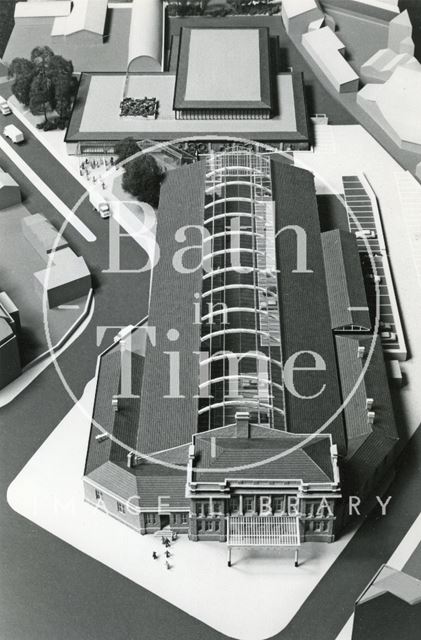 Plans for Green Park Station, Bath 1978