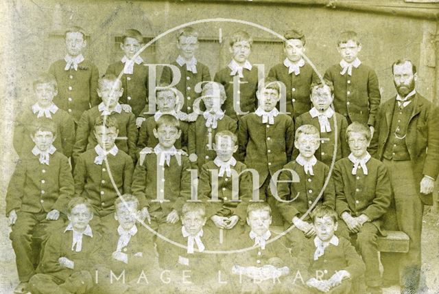 Pupils from the Bluecoat School, Bath c.1896