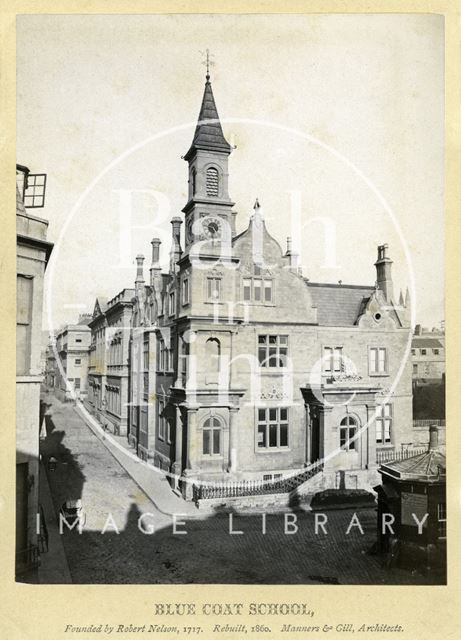 The Bluecoat School, Sawclose, Bath c.1900