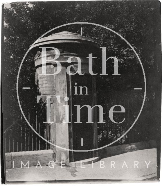 City watchman's sentry box, Norfolk Crescent, Bath c.1900