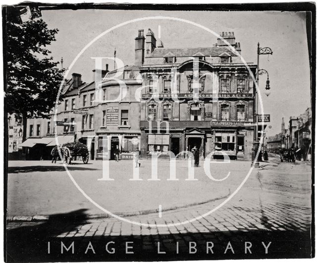 Kingsmead Square, Kingsmead Street and Rosewell House, Bath c.1900