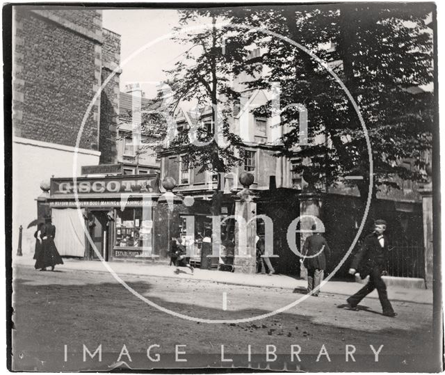 Hetling Court from Westgate Buildings, Bath c.1900