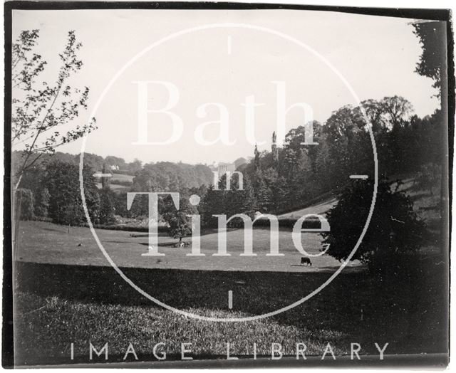 View towards Prior Park from the Dell, Widcombe, Bath c.1900