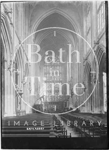 Bath Abbey interior c.1937