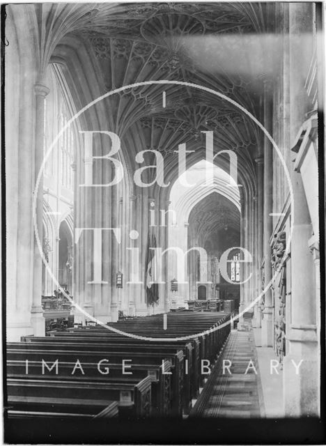 Interior, Bath Abbey 1930s