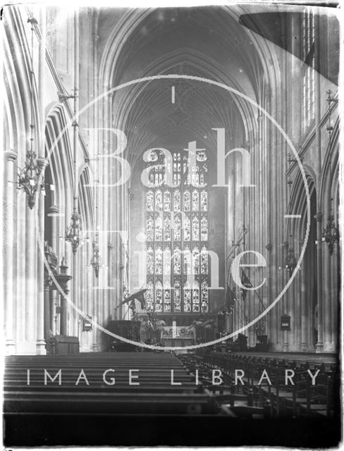 Interior, Bath Abbey 1930s