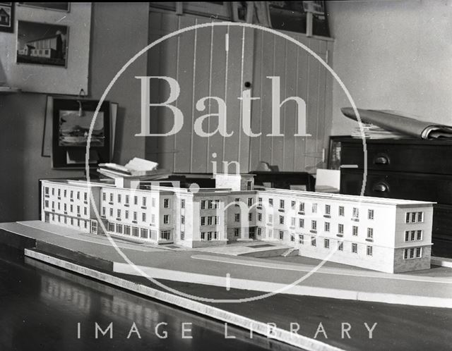 The architect's model for Green Park House Residential Home, Bath c.1963