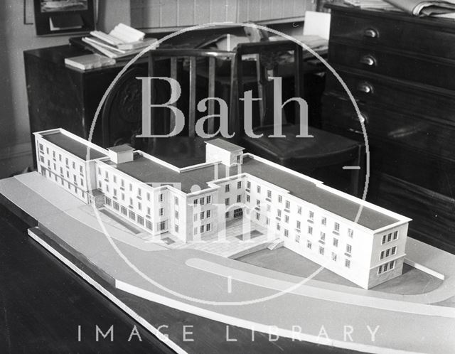 The architect's model for Green Park House Residential Home, Bath c.1963