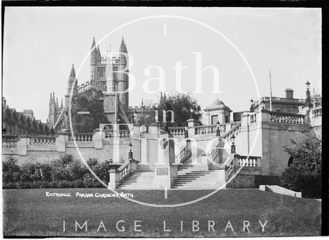 Entrance, Parade Gardens, Bath c.1938