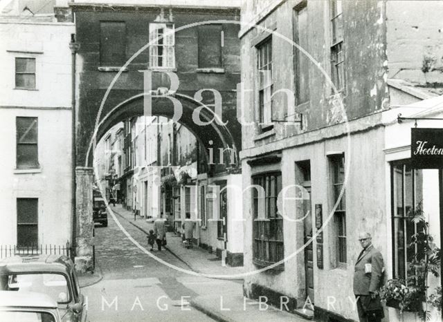 Queen Street from Trim Bridge, Bath c.1960