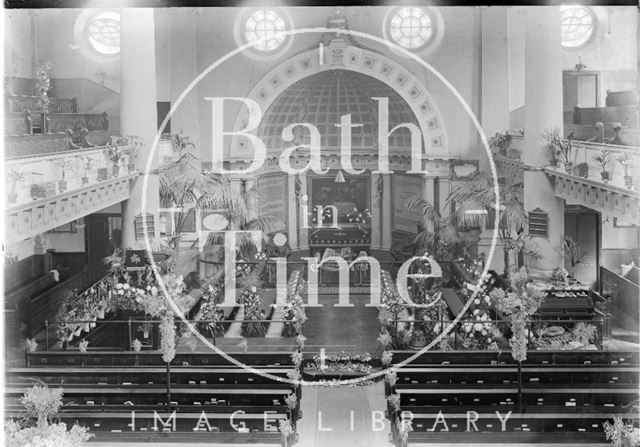 Inside St James's Church c.1930s