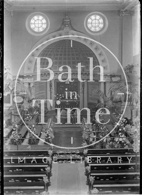 Inside St James's Church c.1930s